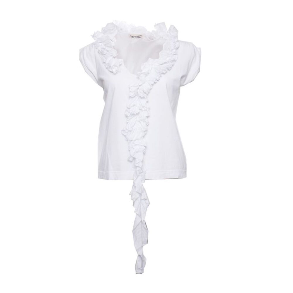 Comme des Garcons, Vintage white top with rouges.